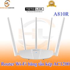 Router WiFi băng tần kép AC1200 Totolink A810R – DGW phân phối