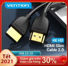 Vention dây cáp HDMI 2.0 4K Slim HDMI to HDMI 2.0 HDR 4K 60Hz 1m 2m 3m cáp HDMI kết nối tivi for Splitter Extender 1080P Cable For PS3 PS4 HDTV Laptop Projector Cáp HDMI 2.0 Cable