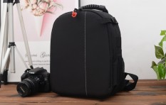 Ba lô chuyên dụng đựng máy ảnh DSLR và máy ảnh Mirrorless – Ba Lô Mini Xám