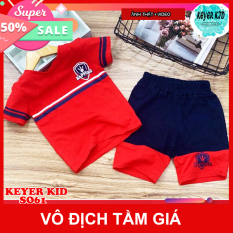 Đồ Bộ Trẻ Em, Cho Bé Trai, Vải cotton mềm mát,vải bền không xù, không co rút S061 KEYER KID