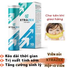 VIÊN SỦI XTRAZEX TĂNG CƯỜNG SINH LÝ NAM MẠNH MẼ Hộp 10 viên sủi