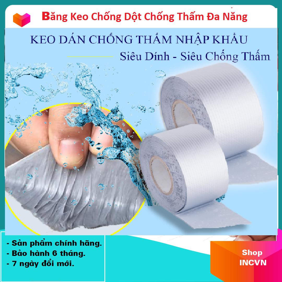 Băng Keo Siêu Dính Đa Năng, Keo dán chống thấm đa năng cho tường, trần nhà, mái tôn, ống nước,...
