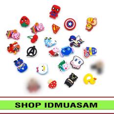 Bộ 10 Sticker 2D gắn dép nữ bít mũi thời trang cao cấp IDMUASAM S4011 (Cập nhật mẫu thường xuyên nên giao ngẫu nhiên không lựa mẫu)