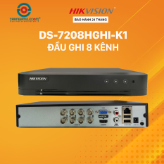 Đầu ghi hình 08 kênh HIKVISION DS-7208HGHI-K1 Turbo HD 3.0 vỏ sắt – TRANGIATELECOM