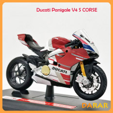 MÔ HÌNH XE MOTO Siêu xe DUCATI Panigale V4 S Corse – MAISTO tỷ lệ 1:18