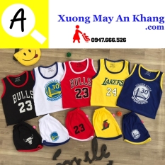 Combo 5 bộ BA LỖ trẻ em thể thao dễ thương cho bé trai bé gái B002