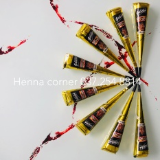 HENNA GOLECHA – MỰC VẼ (MỰC XĂM) ẤN ĐỘ – MÀU ĐEN (Tặng khuôn vẽ ngẫu nhiên)