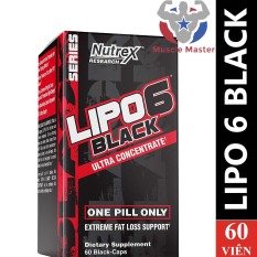 [HCM]Viên Giảm Mỡ Nutrex Lipo 6 Black 60 Viên