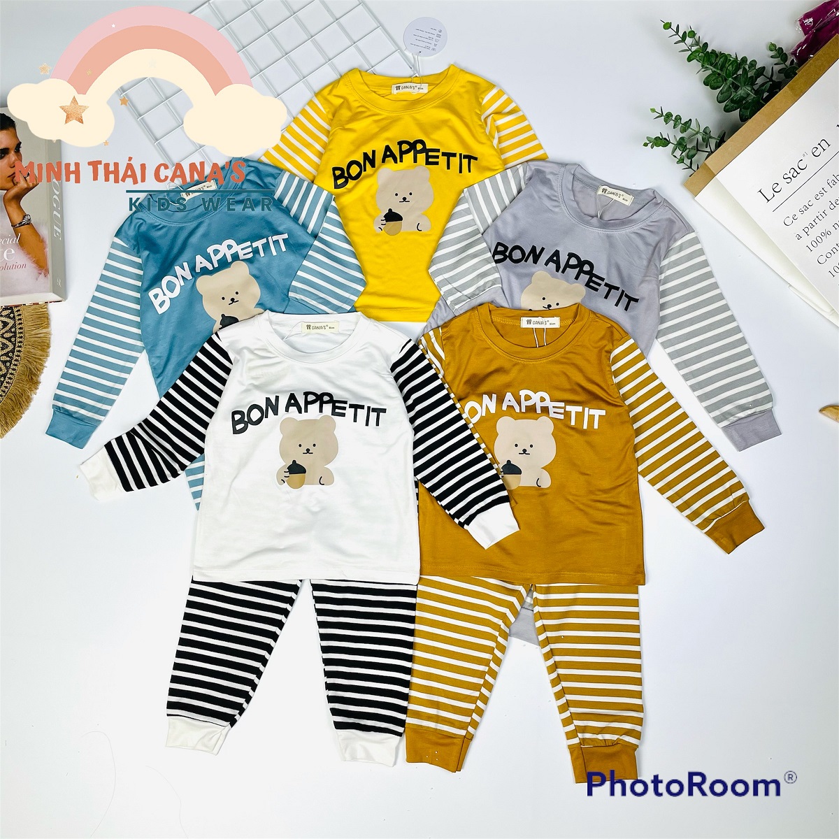 ⭐SP CAO CẤP⭐SIZE(9-31kg)💖FREE SHIP💖Bộ CaNa's COTTON Lạnh Hàng Chuẩn Họa Tiết Dể Thương Cho Bé Gái Bé Trai Đủ Màu