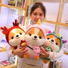 Gấu Bông Bối Ôm Chú Chó Shiba Cosplay đáng yêu nghộ nghĩnh