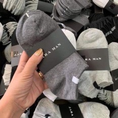 Lố 10 đôi tất nam Zara Men cổ ngắn