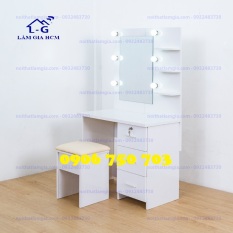 BÀN TRANG ĐIỂM NHỰA CÓ ĐÈN – FREESHIP HCM