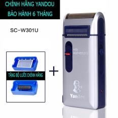Máy Cạo Râu Yandou SCW 301U Phong Cách Mạnh Mẽ Tặng Kèm Màng Và Lưỡi Thay Thế tiện dụng dùng cạo râu hay cạo trắng dành cho thợ tóc rất tốt