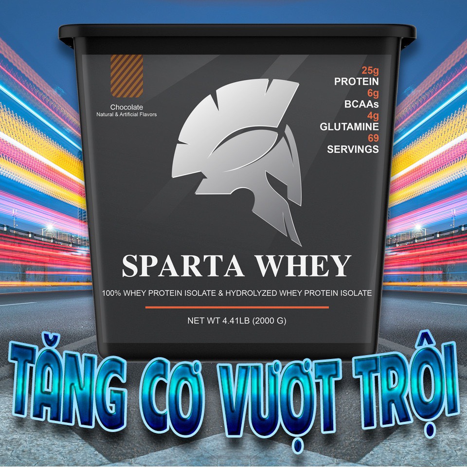 Sữa Tăng Cơ Whey Hydrolyzed Sparta 2 Kg