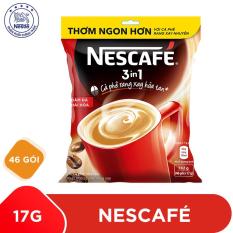 NESCAFÉ 3in1 Rang xay hoà tan Đậm Đà Hài Hòa – Bịch 46 gói x 17g