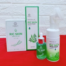 Combo làm sạch mụn, thâm nám, dưỡng da Ric Skin