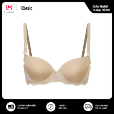 Áo ngực mút dày phối ren có gọng siêu nâng iBasic BRAW099