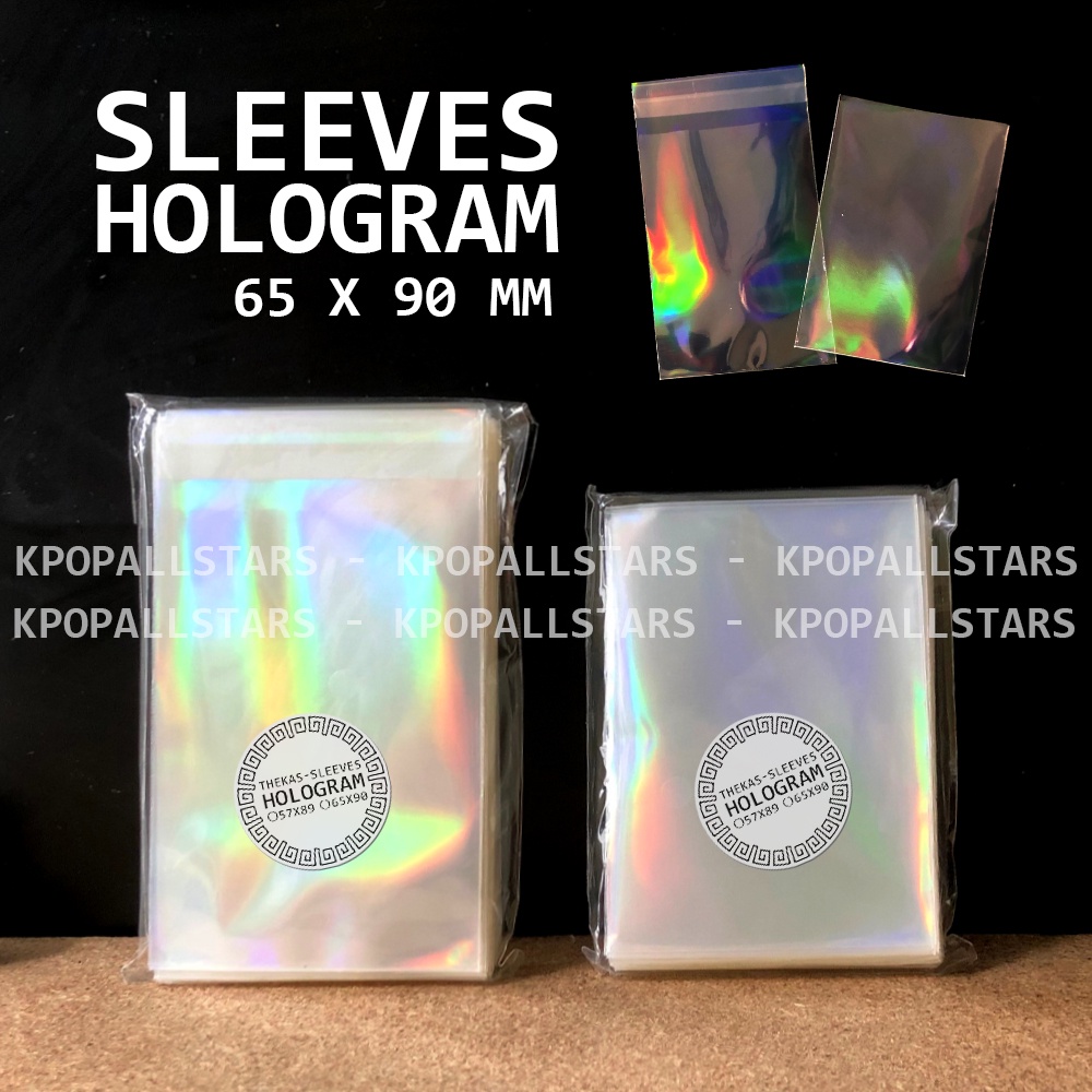 Xấp 10-50 bọc bài Sleeves Card hologram 5 hiệu ứng bảo vệ card - phù hợp với nhiều loại thẻ...