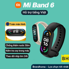 Vòng Tay Thông Minh Xiaomi Mi Band 6,đồng hồ thông minh theo dõi sức khỏe, Đa Năng [Hàng chính hãng] Nội địa Trung có hỗ trợ Tiếng Việt