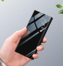 (Xã Kho) PIn Dự Phòng Cao Cấp Đen Bóng Cas Dung lượng khủng 10000mAH, mẫu mới 2019, sạc cực nhanh, cực đẹp