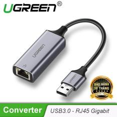 Bộ chuyển đổi USB 3.0 sang mạng LAN 10/100/1000Mbps RJ45 Gigabit Ethernet, mở rộng thêm cổng mạng cho máy tính, laptop… UGREEN CM209 50922 – Hãng phân phối chính thức