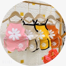 set bộ 2 dây hoa xinh xinh cho bé yêu diện hè