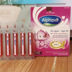 Alphavit bé ăn ngon ngủ tốt bé thông minh ,tăng cường miễn dịch cho bé hộp 20 ống, sản phẩm có nguồn gốc xuất xứ rõ ràng, đảm bảo chất lượng, dễ dàng sử dụng