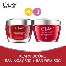 Combo dưỡng da ngày và đêm Olay Regenerist