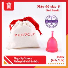 Cốc nguyệt san Ruby cup, màu Đỏ size nhỏ Small (Hàng chính hãng, thương hiệu Anh) – Ruby Cup Medium (Red, size small)