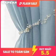 Napearl Rèm cửa vải tuyn màu trơn kích thước 100X260CM thích hợp trang trí phòng khách – INTL