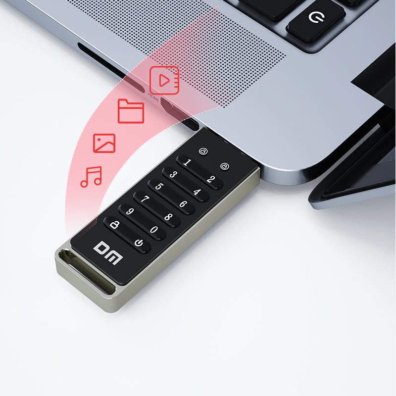 DM fd063 256-bit mã hóa ổ đĩa USB mật khẩu an toàn ổ đĩa flash usb3.2 U đĩa hỗ trợ...