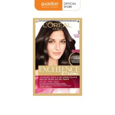 Thuốc nhuộm tóc L’oreal Paris Excellence Creme #3 Dark Brown 172ml (Màu Nâu Đen Tự Nhiên)