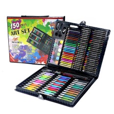 Bộ Bút Màu Vẽ Tranh Cho Bé – Hộp Bút Chì Màu 150 Chi Tiết Kèm Hộp Đựng