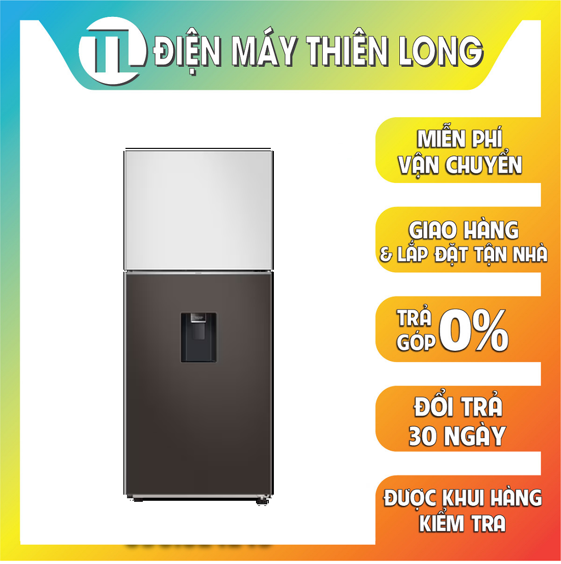 [HCM] [Trả Góp] Tủ lạnh Samsung inverter 406 lít RT42CB6784C3SV – Ngăn đông mềm linh hoạt 4 chế độ Optimal Fresh+