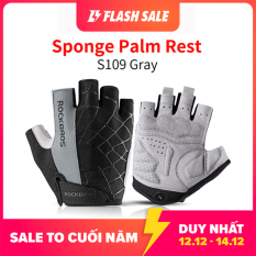 ROCKBROS Găng tay bao nửa tay chống sốc MTB thiết kế thoáng khí dùng khi chạy xe trên đường chạy xe đạp thể thao dành cho cả nam và nữ phù hợp cho mùa hè – INTL