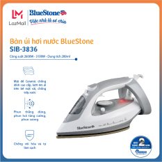 Bàn ủi hơi nước BlueStone SIB-3836 – Mặt đế Ceramic cao cấp – Công suất 2600 – 3100W – Bảo hành 2 năm – Hàng chính hãng