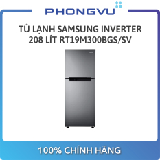 Tủ lạnh Samsung Inverter 208 lít RT19M300BGS/SV – Bảo hành 24 tháng – Miễn phí giao hàng HN & HCM