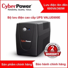 Bộ lưu điện UPS CyberPower 600VA/360W cho PC/hệ thống NAS SYNOLOGY VÀ BUFFALO – VALUE600E