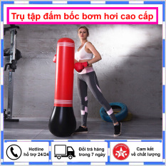 Trụ Đấm Bốc Bơm Hơi Dành Cho Người Lớn Trẻ Em Cột Thẳng Đứng Tập Thể Dục Gia Đình Thực Hành Boxing TẶNG BƠM