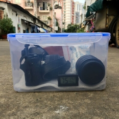 Combo hộp chống ẩm 4 lít kích thước nhỏ gọn cho máy ảnh mirrorless và máy film
