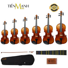 [Chính Hãng, Tặng Sticker] Đàn Violin Omebo RV205 Size 4/4, 3/4, 1/2, 1/4, 1/8, 1/10, 1/16 – Vĩ Cầm RV-205 Violon