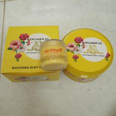 Combo Kích Trắng X6 + Dưỡng trắng da body Colagen X3 300g