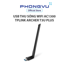 USB Thu Sóng WiFi Công Suất Cao AC1300 – TPLink Archer T3U Plus – Bảo hành 24 tháng