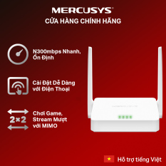 [Bán Chạy] Bộ Phát Wifi Mercusys MW301R Chuẩn N 300Mbps