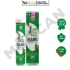 Giảm cân nhanh cấp tốc Slim Body Hami ,Viên sủi giảm béo giảm mỡ thừa cho người béo phì và mẹ trẻ sau sinh hộp 20 viên