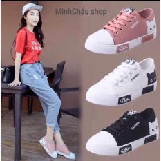 ⚡️Giày thể thao nữ Mèo & Cá Cute 3 MÀU CỰC HOT kèm clip thât
