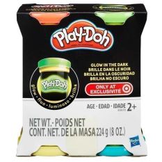 Bột nặn 4 màu dạ quang PLAYDOH B3670