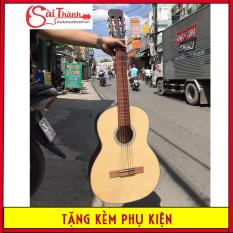 Đàn guitar classic gỗ vân sam tặng kèm phụ kiện học đàn: BAO ĐỰNG ĐÀN + GIÁO TRÌNH HỌC ĐÀN + PICK GÃY