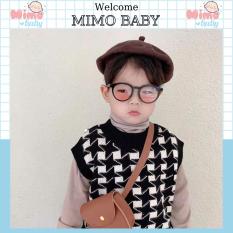 Kính mắt má hồng Mimobaby phong cách Hàn Quốc hợp thời trang cho bé trai và gái K10