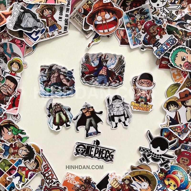 Bộ Sticker Chủ Đề One Piece, Luffy, Mũ Rơm (2019) Hình Dán Decal Chất Lượng Cao Chống Nước Trang Trí...